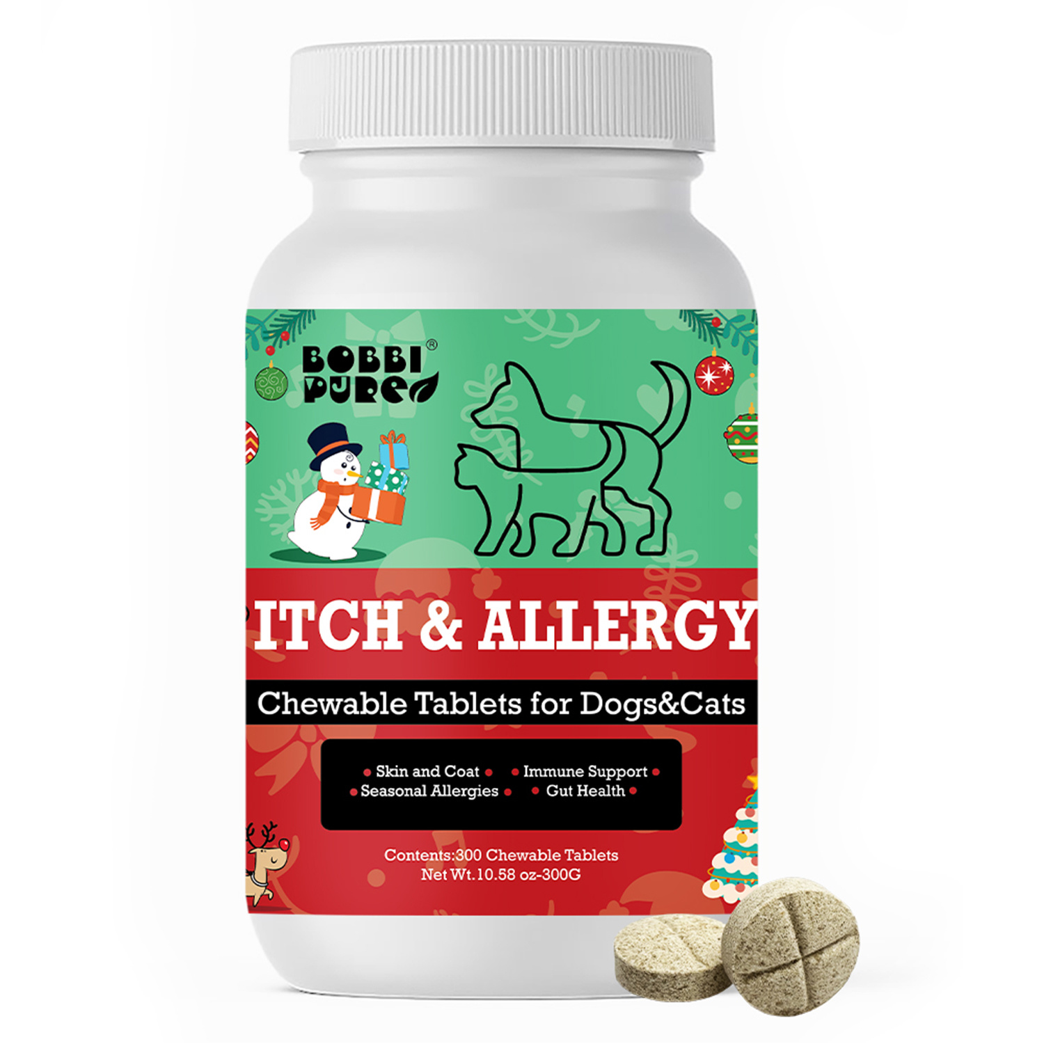 Private-Label-Tabletten-Supplements — Allergie & Immunität für OEM Tiergesundheitsmarken (2)