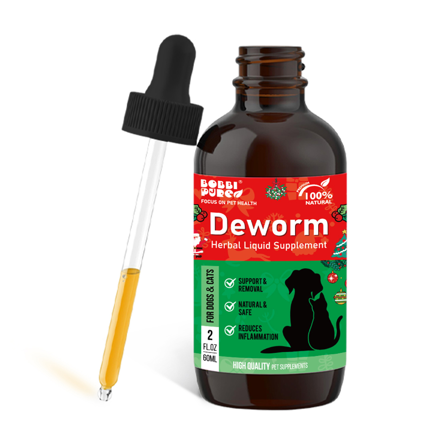 Private-Label-Flüssig-Supplements — Entwurmung für OEM Tiergesundheitsmarken