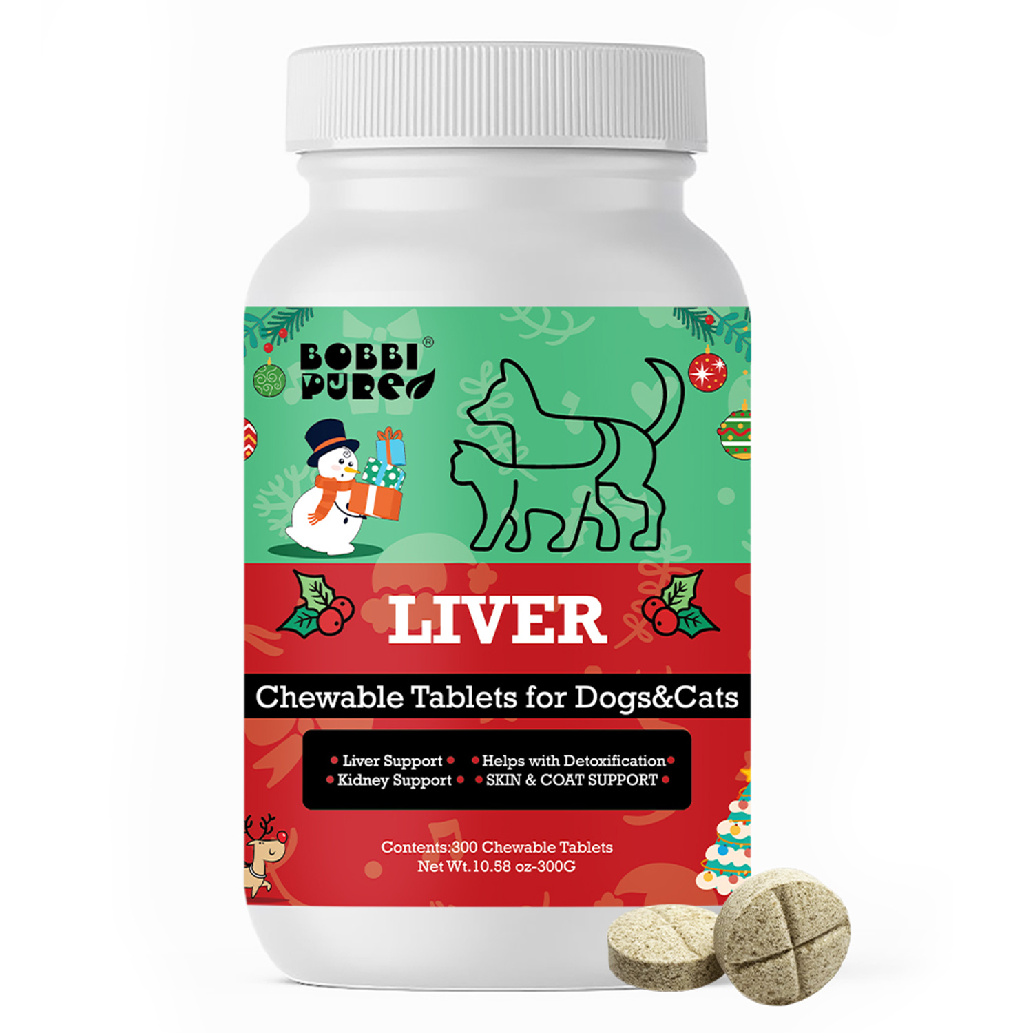 Private-Label-Tabletten-Supplements — Leber für OEM Tiergesundheitsmarken (2)