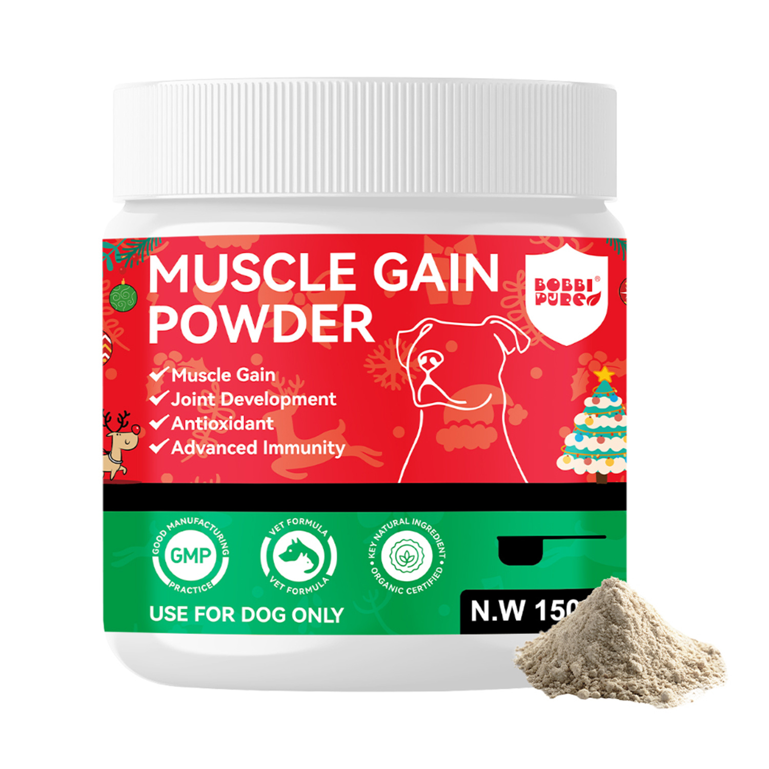 Private-Label-Pulver-Supplements — Muskelaufbau für OEM Tiergesundheitsmarken